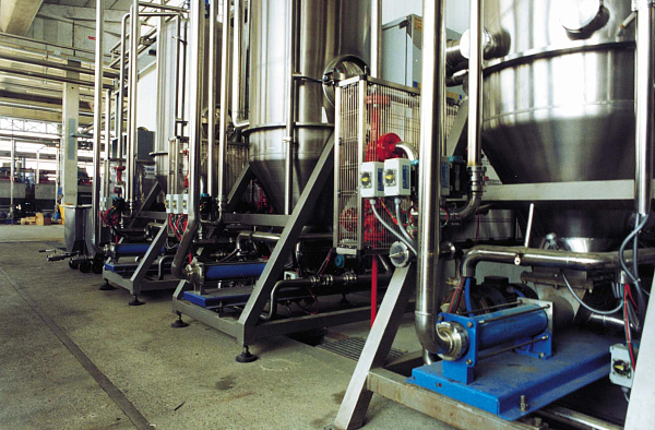 Винтовой насос CSF Inox - участок производства